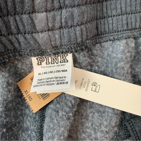 NWT XL PINK Victoria’s Secret High Waist Campus Joggers Sweats Athleisure Vspink - Picture 9 of 12